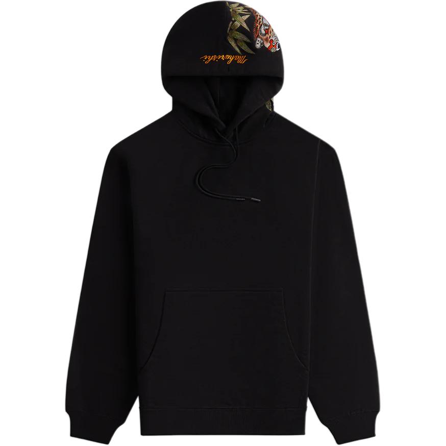 KITH Fashion Print Hoodie Black - Stylish & Comfortable Long Sleeve MAHA5097-BLK