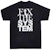 KITH FIX THE SYSTEM Tee Black