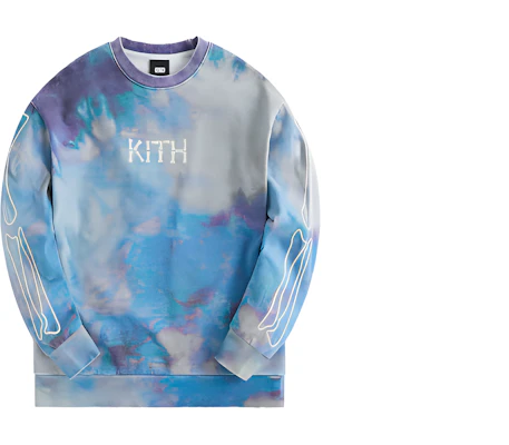 KITH 火焰藍漸層染印花長袖圓領衫 KHT030094-481 Buy KITH 火焰藍漸層染印花長袖圓領衫 KHT030094-481