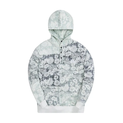 KITH Floral All-Over Print Hoodie Unisex Light Green KH2710-302