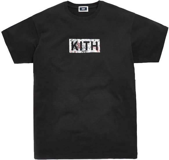 kith-floral-classic-logo-tee-f-w19-black