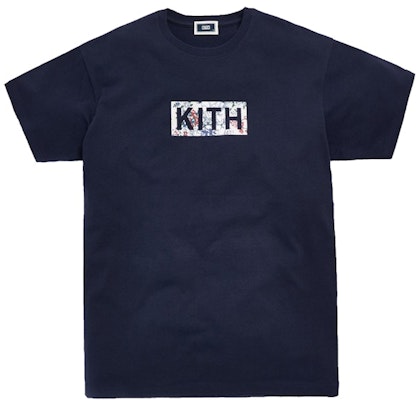 Camiseta KITH Logo Clásico Floral (FW19) Azul Marino Buy Camiseta KITH Logo Clásico Floral (FW19) Azul Marino