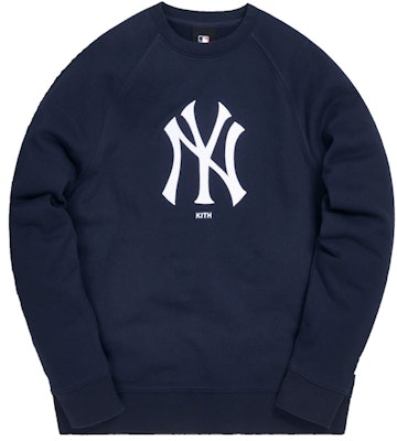 KITH For Major League Baseball New York Yankees Crewneck Navy/White Buy KITH For Major League Baseball New York Yankees Crewneck Navy/White