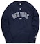 Buy KITH For Major League Baseball New York Yankees Crewneck Navy