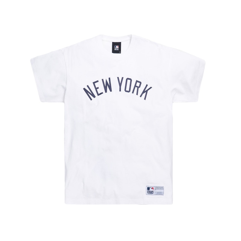 Buy KITH Untuk Major League Baseball New York Yankees Baju-T Putih