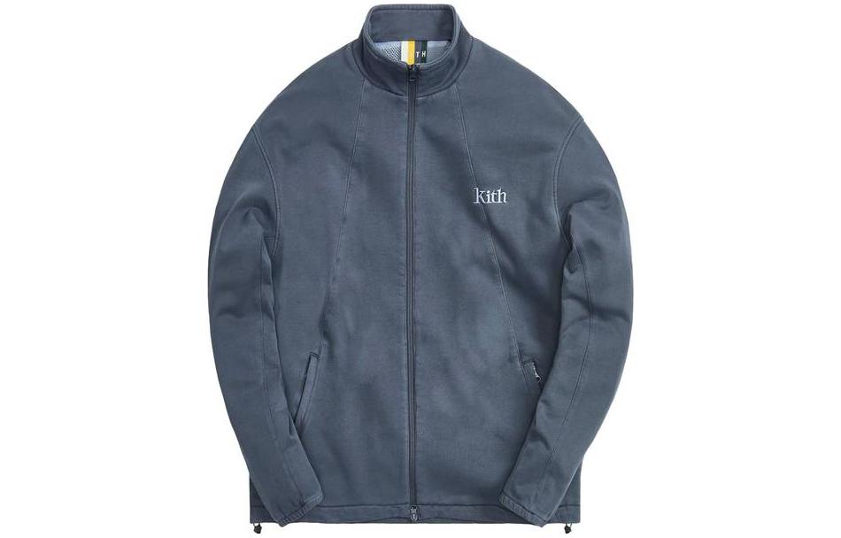 KITH Full-Zip Solid Color Track Jacket Blue KH1354-403