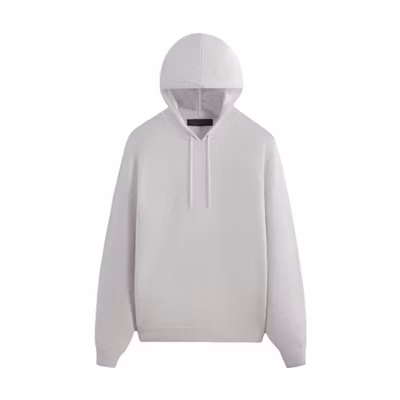 KITH FW23 101 Cashmere Avon Hoodie & Knit Sweatpants Set Unisex Light Grey KHM031505-002