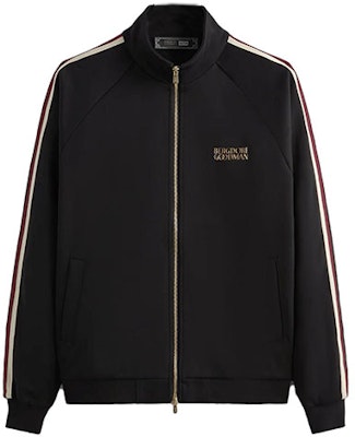 KITH FW23 Bergdorf Goodman Clifton 黑色复古男女同款运动夹克. KHM010406-001 Buy KITH FW23 Bergdorf Goodman Clifton 黑色复古男女同款运动夹克. KHM010406-001