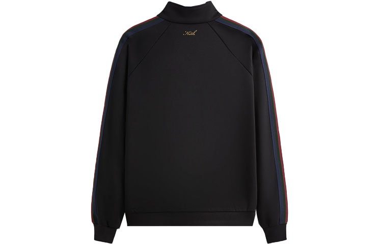 Lookbook KITH FW23 Bergdorf Goodman Clifton 黑色复古男女同款运动夹克. KHM010406-001