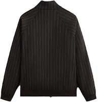 KITH FW23 黑色條紋拉鏈運動夾克 男女適穿. KHM031512-211 Lookbook KITH FW23 黑色條紋拉鏈運動夾克 男女適穿. KHM031512-211