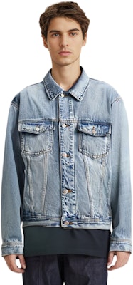 KITH FW23 Chaqueta Denim Indigo Unisex Vintage Logo de Cuero. KHM010269-415 Purchase KITH FW23 Chaqueta Denim Indigo Unisex Vintage Logo de Cuero. KHM010269-415