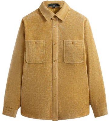 KITH FW23 シェニール アポロ イエロー ボタンアップ 長袖シャツ ユニセックス. KHM031421-730 Order KITH FW23 シェニール アポロ イエロー ボタンアップ 長袖シャツ ユニセックス. KHM031421-730