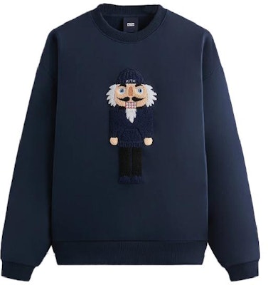 KITH FW23 Sudadera Navideña Nutcracker Azul Marino Unisex Bordado Chenille. KHM031692-413 Order KITH FW23 Sudadera Navideña Nutcracker Azul Marino Unisex Bordado Chenille. KHM031692-413