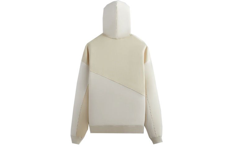 KITH FW23 Color-Blocked Madison Hoodie Beige Unisex Embroidered Logo Pullover KHM031502-956 圖 3
