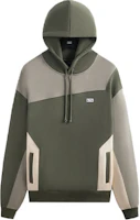 KITH FW23 Color-Blocked Madison Hoodie Green Unisex with Embroidered Logo KHM031502-326 KITH FW23 Color-Blocked Madison Hoodie Green Unisex with Embroidered Logo KHM031502-326