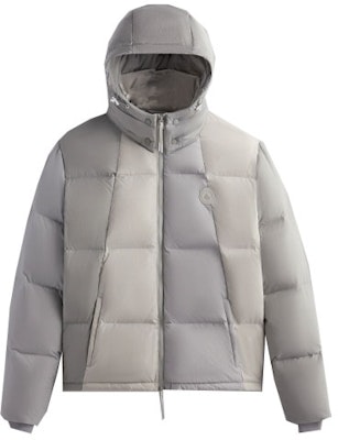 KITH FW23 Color-Blocked Wrinkle Nylon Midi Puffer Jacket Grey Unisex. KHM010402-180 Order KITH FW23 Color-Blocked Wrinkle Nylon Midi Puffer Jacket Grey Unisex. KHM010402-180