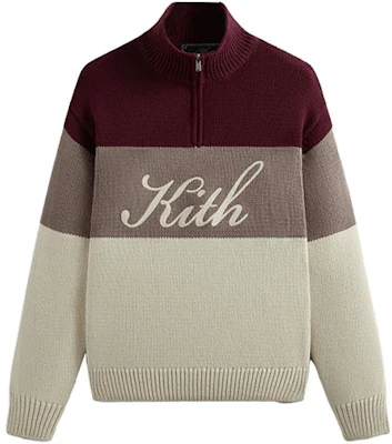 KITH FW23 半拉鍊針織毛衣 男女款 ''熔岩紅'' KHM031664-601 Buy KITH FW23 半拉鍊針織毛衣 男女款 ''熔岩紅'' KHM031664-601