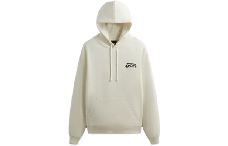 KITH FW23 Just Us Hoodie Peony Embroidery Unisex Sand Pullover KHM031843-104