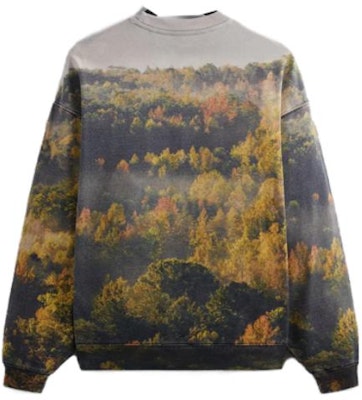 키스 FW23 로렐 자수 리프 크루넥 스웨트셔츠 유니섹스 - 가을 겨울 컬렉션. KHM031510-358 Lookbook 키스 FW23 로렐 자수 리프 크루넥 스웨트셔츠 유니섹스 - 가을 겨울 컬렉션. KHM031510-358