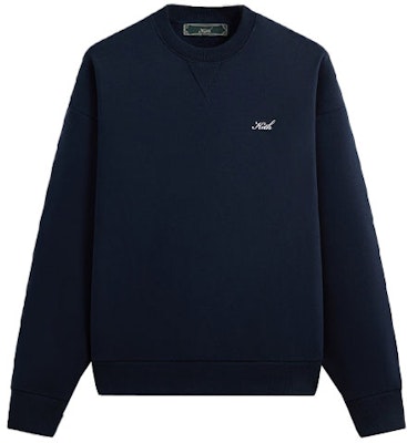 KITH FW23 ペイズリー ネルソン クルーネック ブルー 刺繍入り スウェットシャツ ユニセックス KHM031659-413 Lookbook KITH FW23 ペイズリー ネルソン クルーネック ブルー 刺繍入り スウェットシャツ ユニセックス KHM031659-413