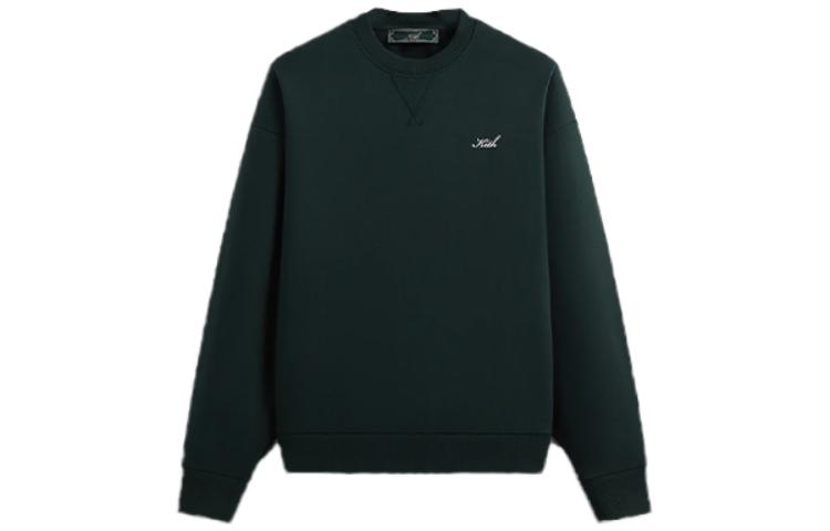 Order KITH FW23 Sudadera Unisex Verde Paisley Nelson Bordada. KHM031659-344