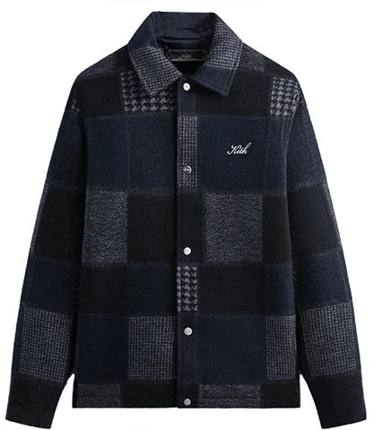 kith-fw-23-patchwork-wool-plaid-collar-coach-jacket-navy-unisex-khm-010467-413