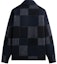 Lookbook KITH FW23 Patchwork Wool Plaid Collar Coach Jacket Navy Unisex KHM010467-413