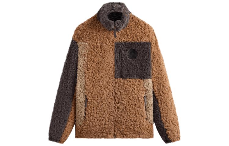 KITH FW23 Pinehurst Shaggy Sherpa Full Zip Jacket Beige (Unisex) KHM010389-3005