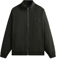 KITH FW23 Retro Colorblock Striped Zip Track Jacket Unisex Dark Green KHM031512-302 KITH FW23 Retro Colorblock Striped Zip Track Jacket Unisex Dark Green KHM031512-302