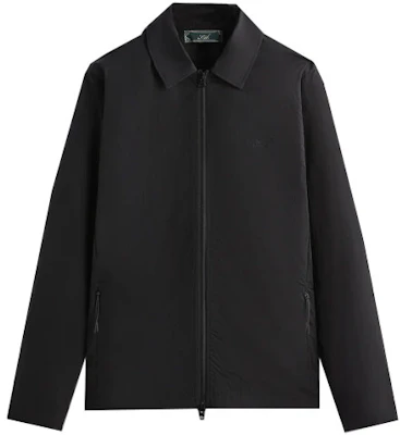 KITH FW23 Jaket Nylon Kedutan Hitam Unisex Zip-Up Berkolar KHM010395-001 Buy KITH FW23 Jaket Nylon Kedutan Hitam Unisex Zip-Up Berkolar KHM010395-001