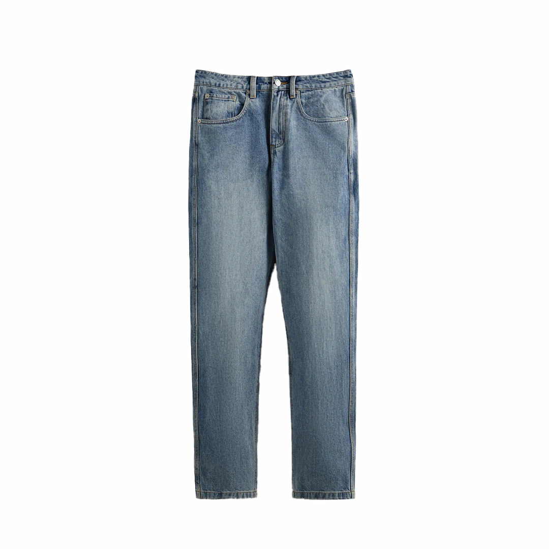 Order KITH FW24 深靛蓝修身直筒牛仔裤 中央标志款式。 KHM060294-416