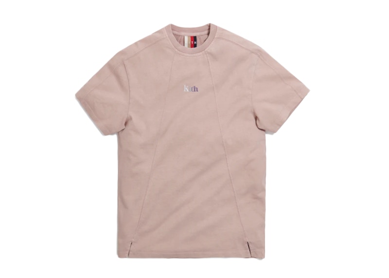 KITH Garment Dyed Paneled Tee Woodrose