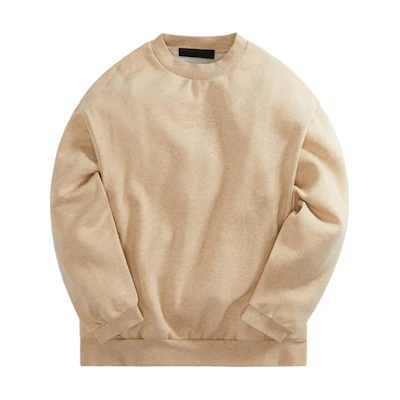 KITH Gold Oversized Solid Crewneck Long Sleeve Sweatshirt ee192bt232043f-gold