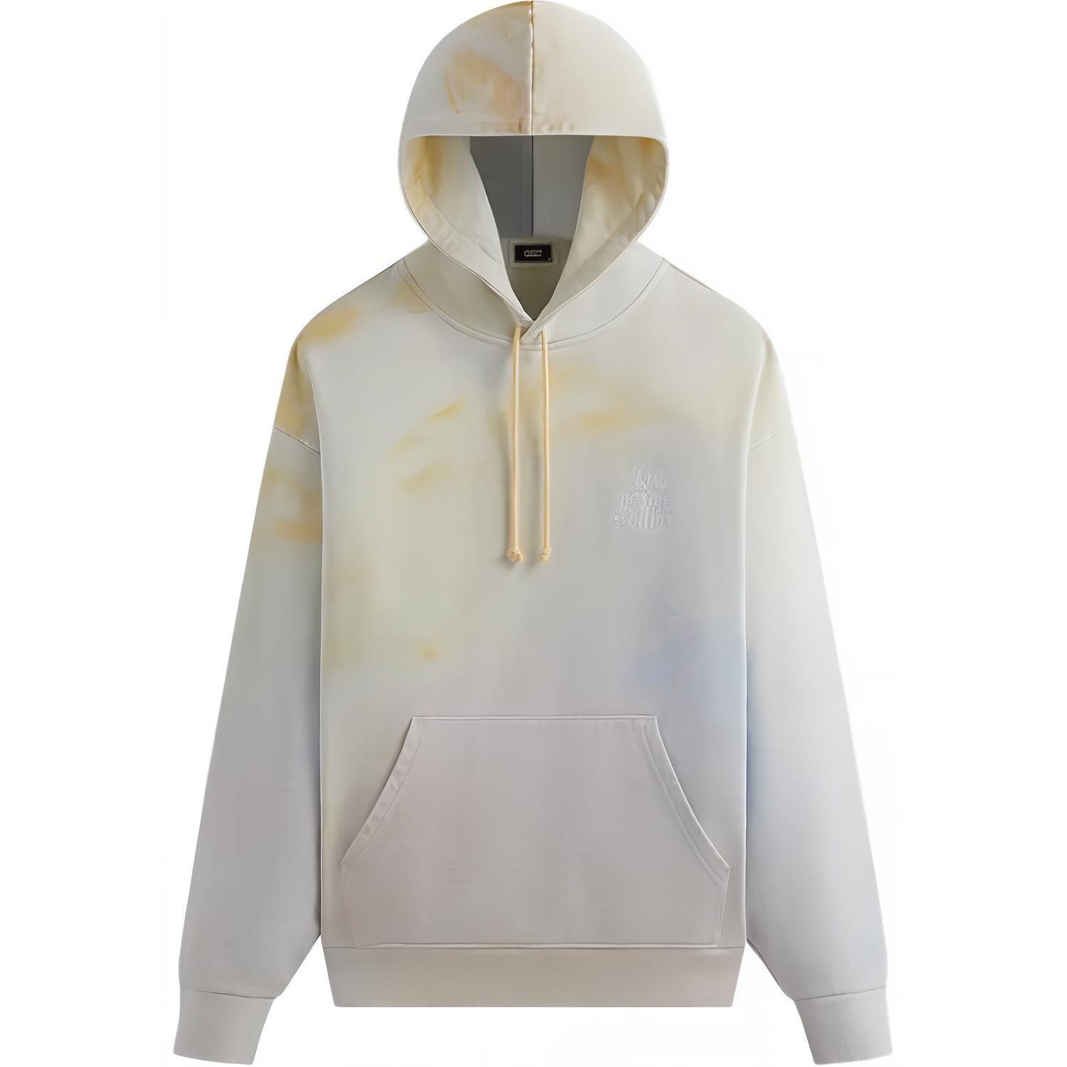 KITH Gradient Hoodie White Long Sleeve KHM031994-703