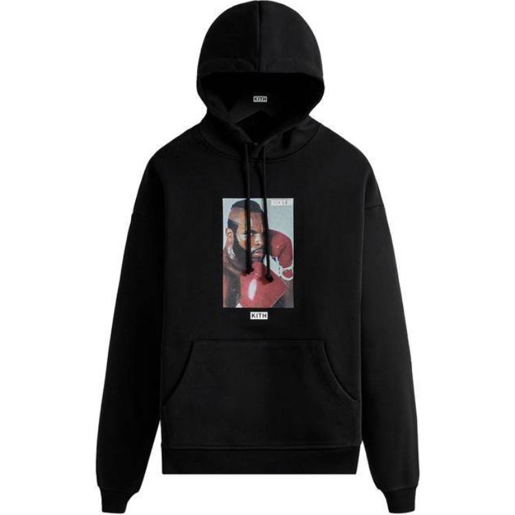 KITH Graphic Print Hoodie Black Mens KH2712-001