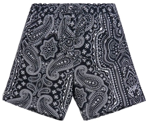 KITH Hardaway Silk Cotton Celana Pendek Hitam/Multi Buy KITH Hardaway Silk Cotton Celana Pendek Hitam/Multi