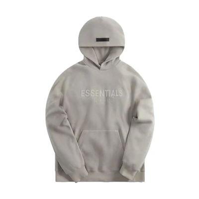 KITH Heavyweight Solid Waffle Raglan Hoodie - Gray EE192BT224023F-SEA
