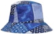 KITH Indigo Patchwork Bucket Hat Navy