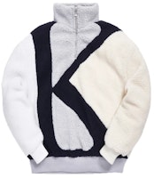 KITH Initial K Mock Sherpa Quarter ‘Zip Grey/Multi KITH Initial K Mock Sherpa Quarter ‘Zip Grey/Multi