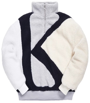 KITH Initial K Mock Sherpa Quarter ‘Zip Grey/Multi Buy KITH Initial K Mock Sherpa Quarter ‘Zip Grey/Multi
