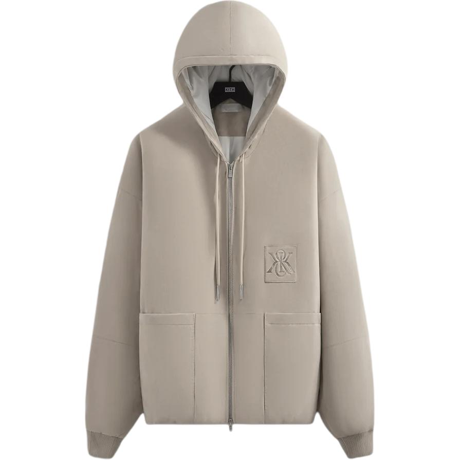 KITH Jaysen Off-White Outdoor Casual Hoodie Full-Zip Long Sleeve KHM010514-971