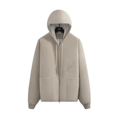 KITH Jaysen Off-White Outdoor Casual Hoodie Full-Zip Long Sleeve KHM010514-971