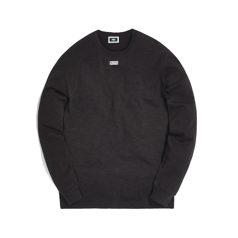 KITH JFK Slub Jersey L/S Tee Espresso