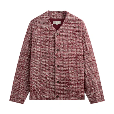 KITH Jonah Liner 2024 Winter Unisex V-Neck Long Sleeve Jacket - Red KHM010728-912