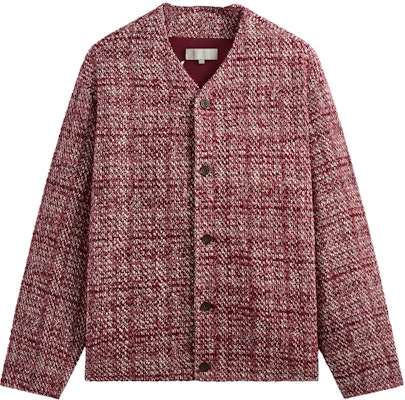 KITH Jonah Liner 2024 Winter Unisex V-Neck Long Sleeve Jacket - Red KHM010728-912 Order KITH Jonah Liner 2024 Winter Unisex V-Neck Long Sleeve Jacket - Red KHM010728-912