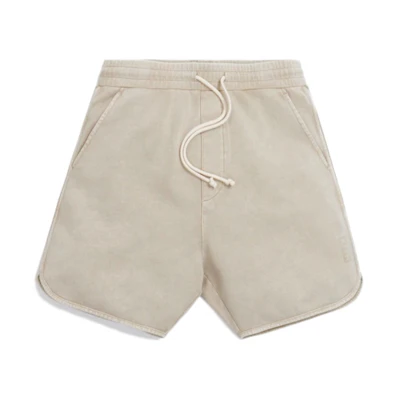 KITH Jordan Crystal Wash Baby Terry Shorts White Pepper