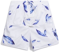 KITH Jordan Feather Print Mesh Short White KITH Jordan Feather Print Mesh Short White