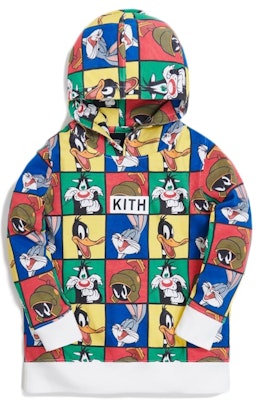 KITH Kids x Looney Tunes AOP Hoodie White/Multi Buy KITH Kids x Looney Tunes AOP Hoodie White/Multi