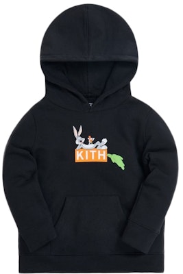 KITH Kids x Looney Tunes Bugs Classic Logo Hoodie Black Buy KITH Kids x Looney Tunes Bugs Classic Logo Hoodie Black
