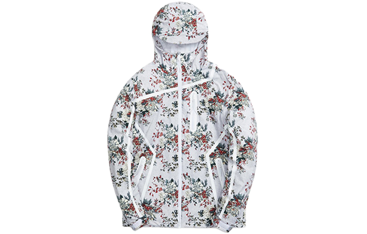 KITH Knit Floral Hoodie Jacket - White KH1358-002